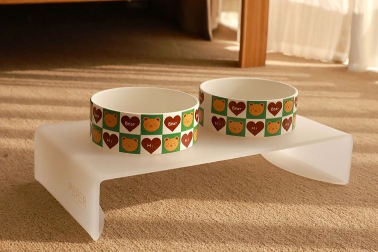 강아지 밥그릇 높이, 강아지 식기, 강아지 밥그릇 추천, 대형견 밥그릇